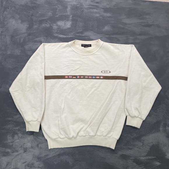 wind river Other - vintage Wind River world flags sweatshirt mens medium white 1990s Canada